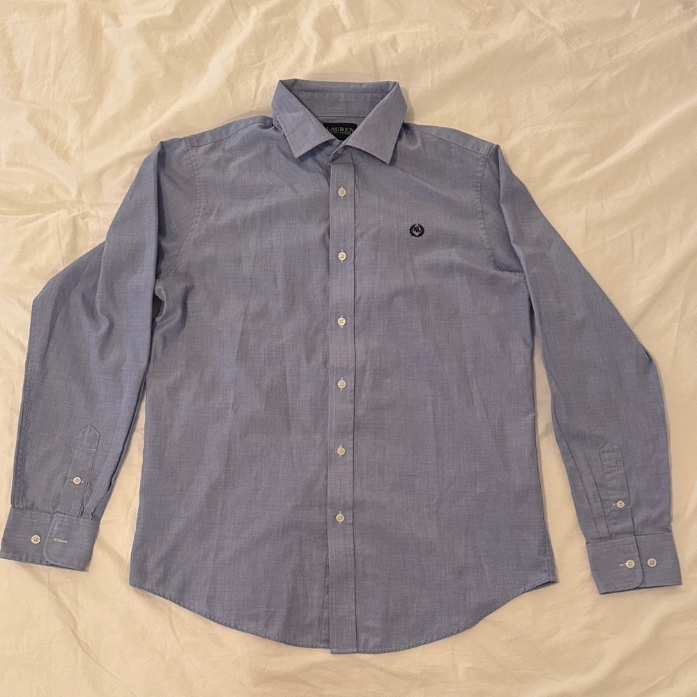 Ralph Lauren Classic Blue Youth Dress Shirt
